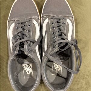 Unisex Vans Gray Sneakers Classic Low-Top Design